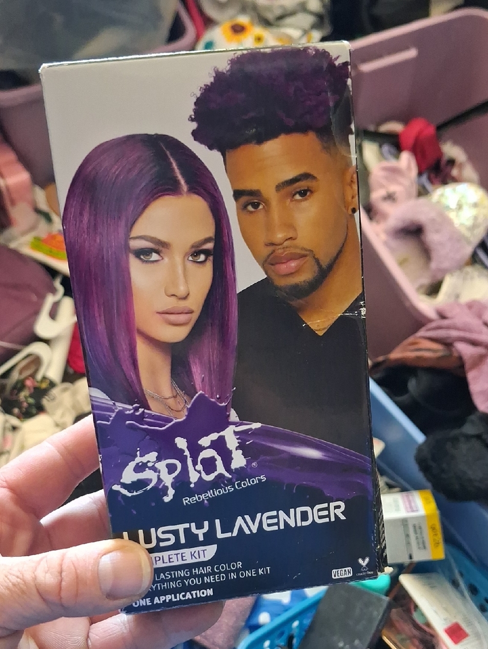 Splat Rusty Lavender Permanent Hair Color Kit - Vibrant Purple